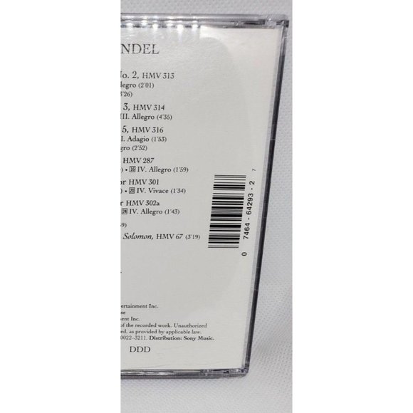 Handel Infinity Digital Concerti Grossi Oboe Concerti Classical CD No Scratches - Picture 4 of 8